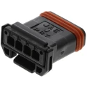 JAE MX19 Automotive Connector Female Black Cable 4 Way Crimp Termination MX19004S51