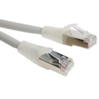 RS PRO Cat6 Ethernet Cable 1 m Grey RJ45 Male to RJ45 Male F/UTP Low Smoke Zero Halogen 556-998