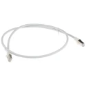 RS PRO Cat6 Ethernet Cable 1 m Grey RJ45 Male to RJ45 Male F/UTP Low Smoke Zero Halogen 556-998