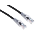 RS PRO Cat5e Ethernet Cable RJ45 Male to RJ45 Male 3 m Black Unshielded PVC 557-036