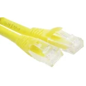 RS PRO Cat6 Ethernet Cable, 1 m, Yellow RJ45 Male to RJ45 Male, F/UTP Low Smoke Zero Halogen 557-109