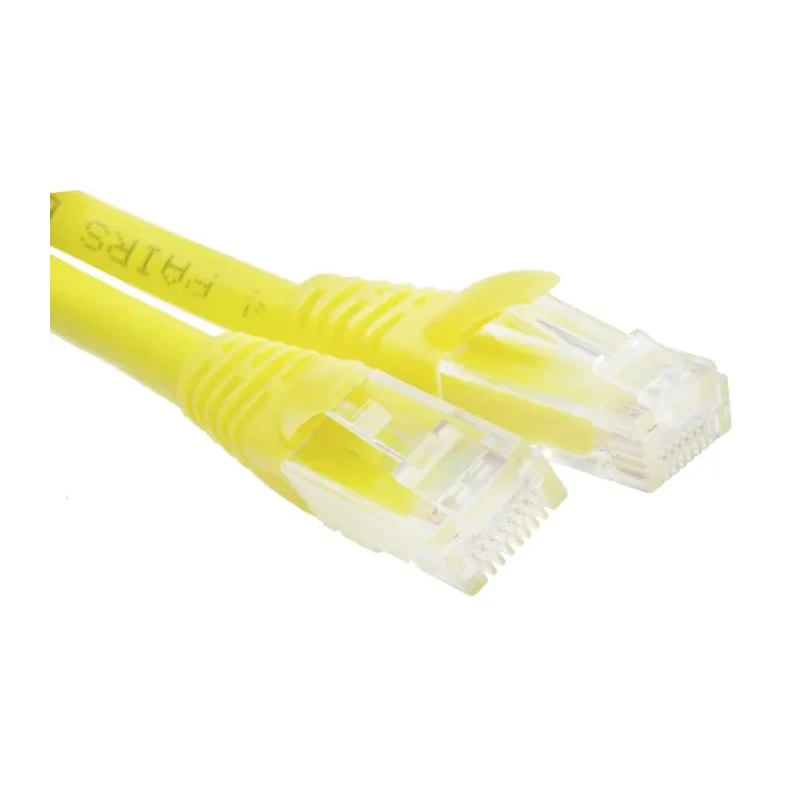 RS PRO Cat6 Ethernet Cable, 1 m, Yellow RJ45 Male to RJ45 Male, F/UTP Low Smoke Zero Halogen 557-109