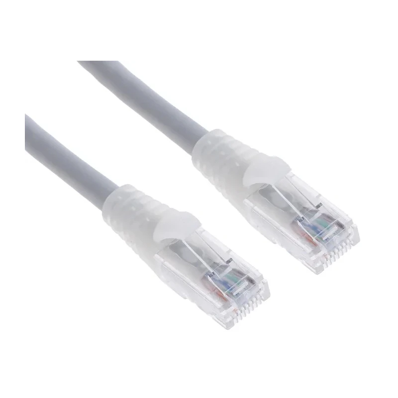 RS PRO Cat6 Ethernet Cable 10 m Grey RJ45 Male to RJ45 Male U/UTP PVC 557-105