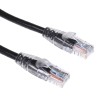 RS PRO Cat5e Ethernet Cable RJ45 Male to RJ45 Male 1 m Black Unshielded PVC 557-115
