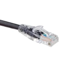 RS PRO Cat5e Ethernet Cable RJ45 Male to RJ45 Male 1 m Black Unshielded PVC 557-115