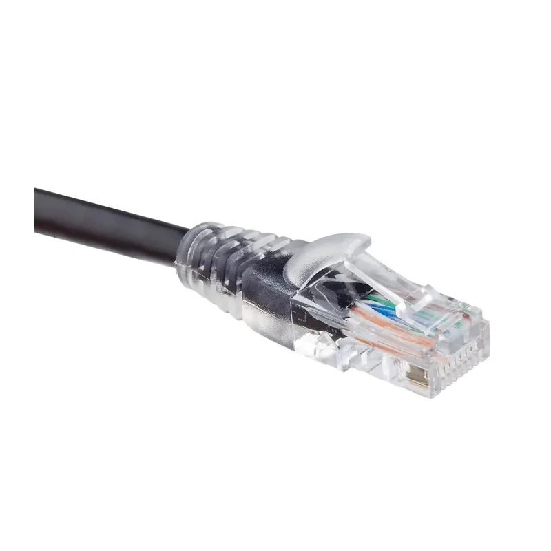RS PRO Cat5e Ethernet Cable RJ45 Male to RJ45 Male 1 m Black Unshielded PVC 557-115