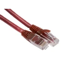RS PRO Cat6 Ethernet Cable 0.5 m Red RJ45 Male to RJ45 Male U/UTP PVC 557-111
