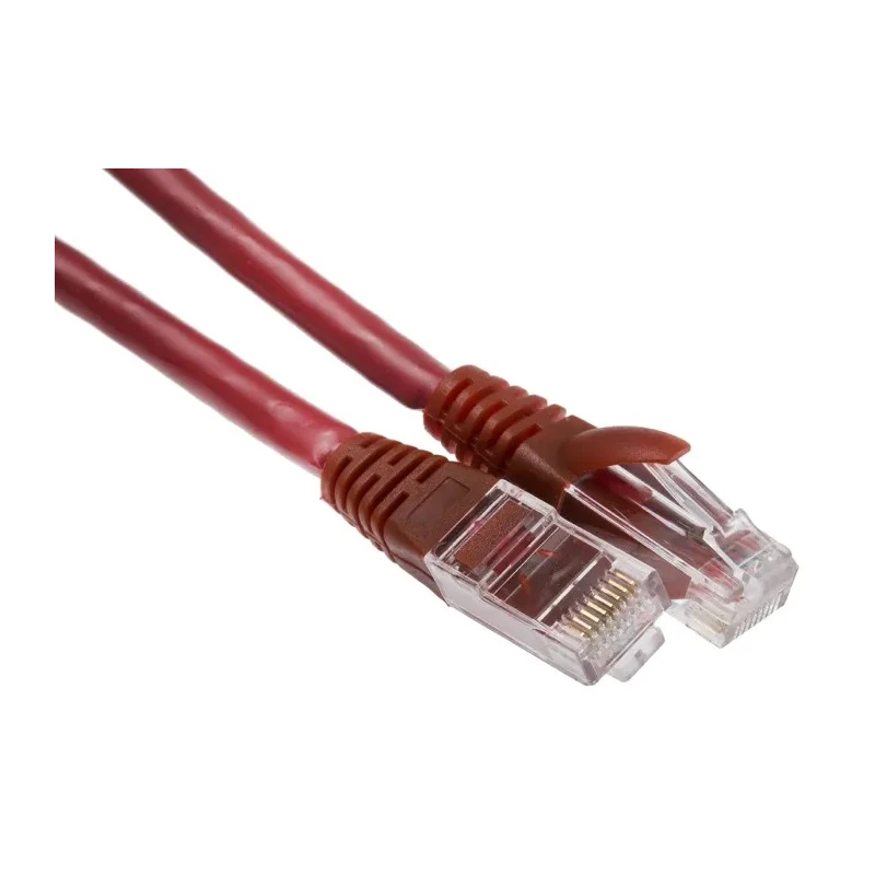RS PRO Cat6 Ethernet Cable 0.5 m Red RJ45 Male to RJ45 Male U/UTP PVC 557-111