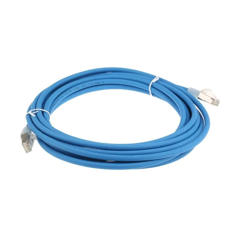 RS PRO Cat6 Ethernet Cable 5 m Blue RJ45 Male to RJ45 Male F/UTP Low Smoke Zero Halogen 557-317