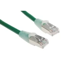 RS PRO Cat5e Ethernet Cable 3 m Green RJ45 Male to RJ45 Male F/UTP PVC 557-313