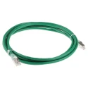 RS PRO Cat5e Ethernet Cable 3 m Green RJ45 Male to RJ45 Male F/UTP PVC 557-313