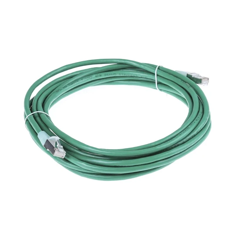 RS PRO Cat5e Ethernet Cable 5 m Green RJ45 Male to RJ45 Male F/UTP PVC 557-323