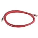 RS PRO Cat6 Ethernet Cable 2m Red RJ45 Male to RJ45 Male F/UTP Low Smoke Zero Halogen 557-357