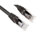 RS PRO Cat6 Ethernet Cable, 0.5 m, U/UTP Low Smoke Zero Halogen Black RJ45 Male to RJ45 Male 557-367