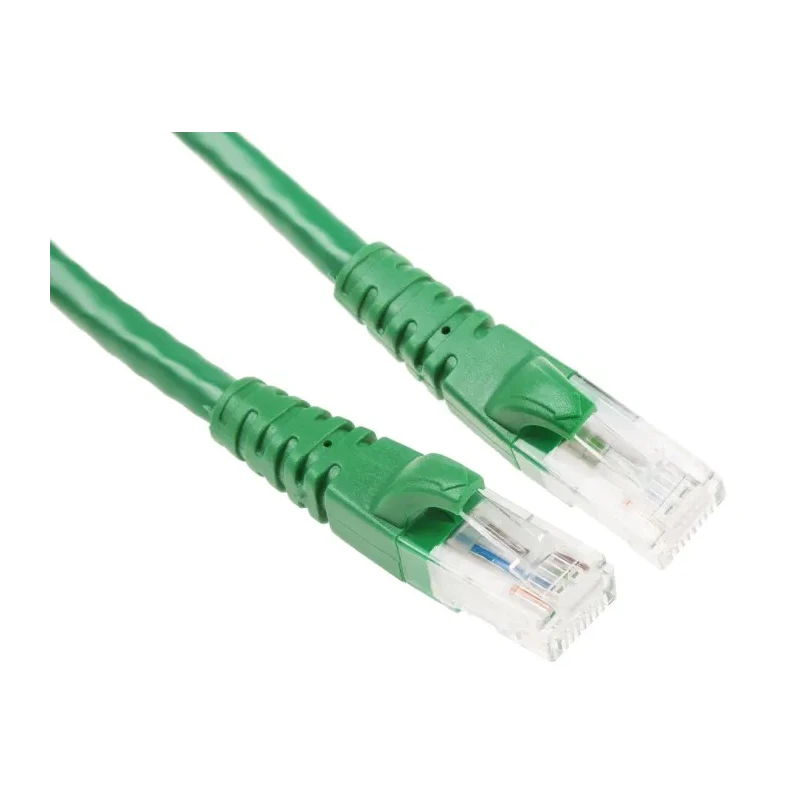 RS PRO Cat6 Ethernet Cable 5 m Green RJ45 Male to RJ45 Male U/UTP PVC 557-442