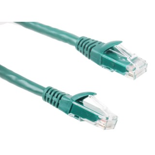 RS PRO Cat6 Ethernet Cable, 1 m, Green RJ45 Male to RJ45 Male, U/UTP PVC 557-486