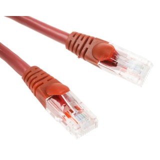 RS PRO Cat5e Ethernet Cable 5 m Red RJ45 Male to RJ45 Male U/UTP Low Smoke Zero Halogen 557-496