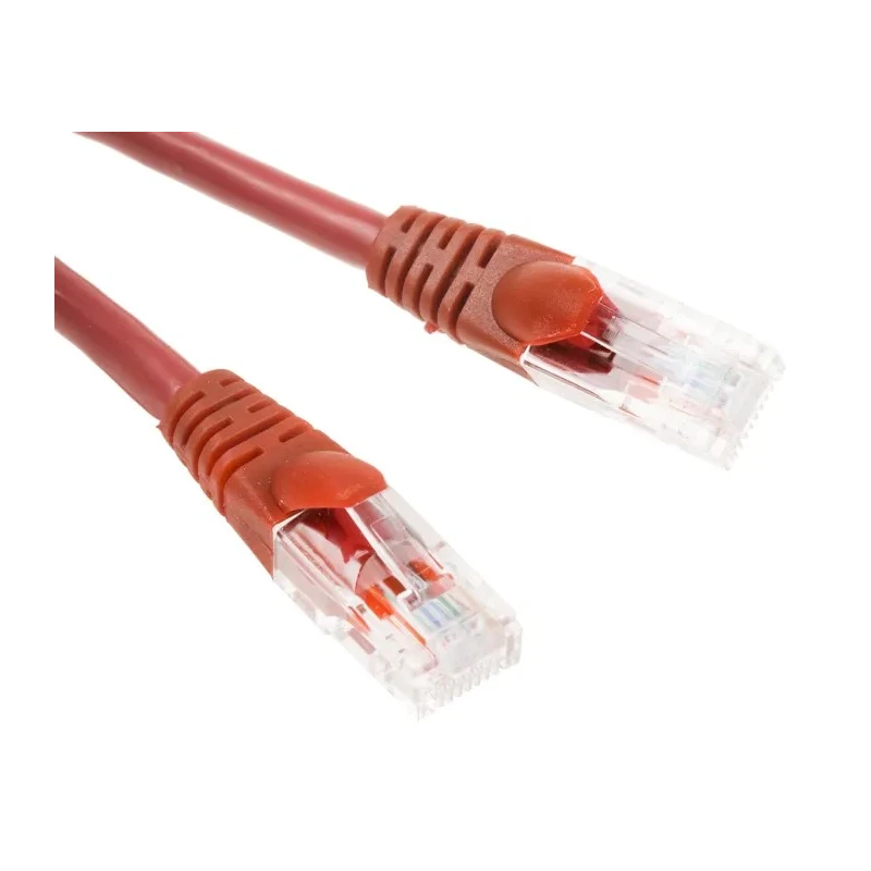 RS PRO Cat5e Ethernet Cable 5 m Red RJ45 Male to RJ45 Male U/UTP Low Smoke Zero Halogen 557-496