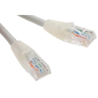 RS PRO Cat5e Ethernet Cable 10 m Grey RJ45 Male to RJ45 Male U/UTP Low Smoke Zero Halogen 557-492