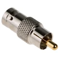 RS PRO Audio Female BNC Straight RCA AV Adapter 500V Brass Housing Gold Plated Contact 32mm Length 665-7598