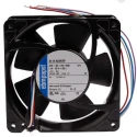ebm-papst 4100 NH7 S-Force Series Axial Fan 24V DC 90W 500 m³/h 119mm x 119mm x 38mm 4114N/2H7P