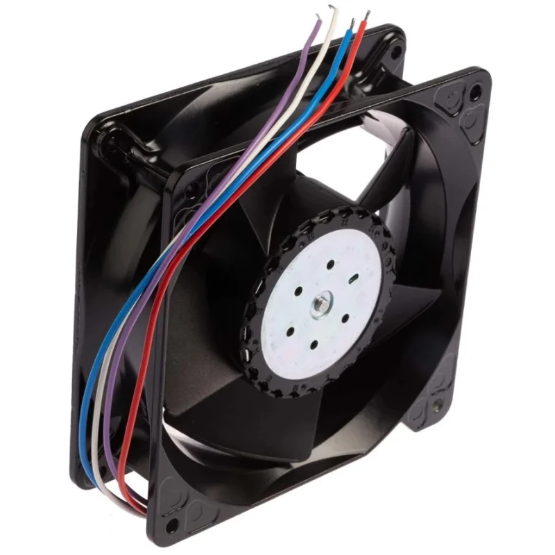 ebm-papst 4100 NH7 S-Force Series Axial Fan 24V DC 90W 500 m³/h 119mm x 119mm x 38mm 4114N/2H7P