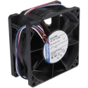 ebm-papst 8200 J Series Axial Fan 24V DC 26W Power 190 m³/h Air Flow IP68 Rated 80mm x 80mm x 38mm Dimensions 