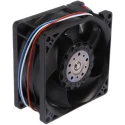 ebm-papst 8200 J Series Axial Fan 24V DC 26W Power 190 m³/h Air Flow IP68 Rated 80mm x 80mm x 38mm Dimensions 