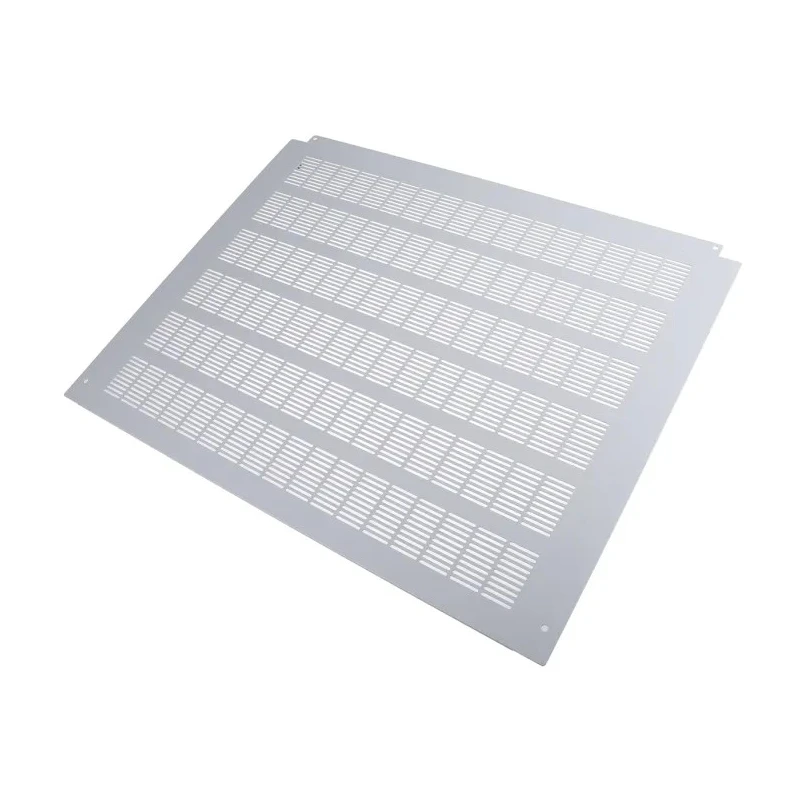 RS PRO Grey Steel Ventilated Top Cover 423 mm Length x 350 mm Width 665-7703