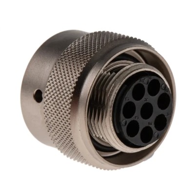 Souriau Sunbank by Eaton UTO Straight 8 Way Cable MIL Spec Circular Connector Female Contacts Shell Size 12 UT06128SH