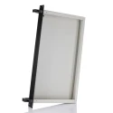 RS PRO 1U 19 Inch Rack Mount Case Ventilated Aluminium Steel Chassis 250mm Depth 483mm Width 44mm Height 665-7677