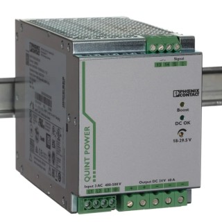 Phoenix Contact QUINT POWER Switched Mode DIN Rail Power Supply 575V AC Input 29.5V DC, 40 A Output DC 960 W 2866802