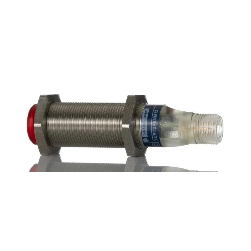 Telemecanique Sensors Polarised Retroreflective Barrel Photoelectric Sensor 24V DC 100mA IP69K Stainless Steel XUBTSPSNM12
