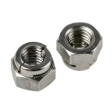 RS PRO Plain Stainless Steel Aerotight Locknut M5, 316/A4 Stainless Steel, 8mm Hex Size 665-5603