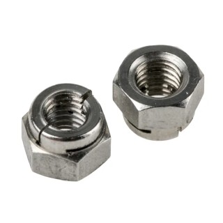 RS PRO Plain Stainless Steel Aerotight Locknut M5, 316/A4 Stainless Steel, 8mm Hex Size 665-5603