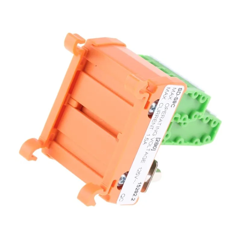 RS PRO 9-Contact Male Interface Module D-Sub Connector DIN Rail Mount 1.5A 665-9699