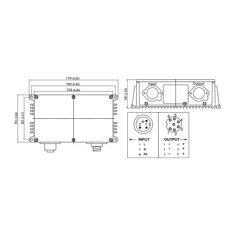 TRACOPOWER Switching Power Supply 24V dc 120W Chassis Mount TEX 120-124
