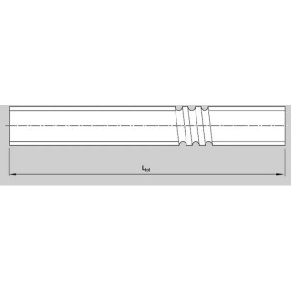 Bosch Rexroth Precision Screw Shaft, 16 mm Diameter, 500 mm Length, Lead Size 5 mm, JIS Standard R1511 017 00 L500
