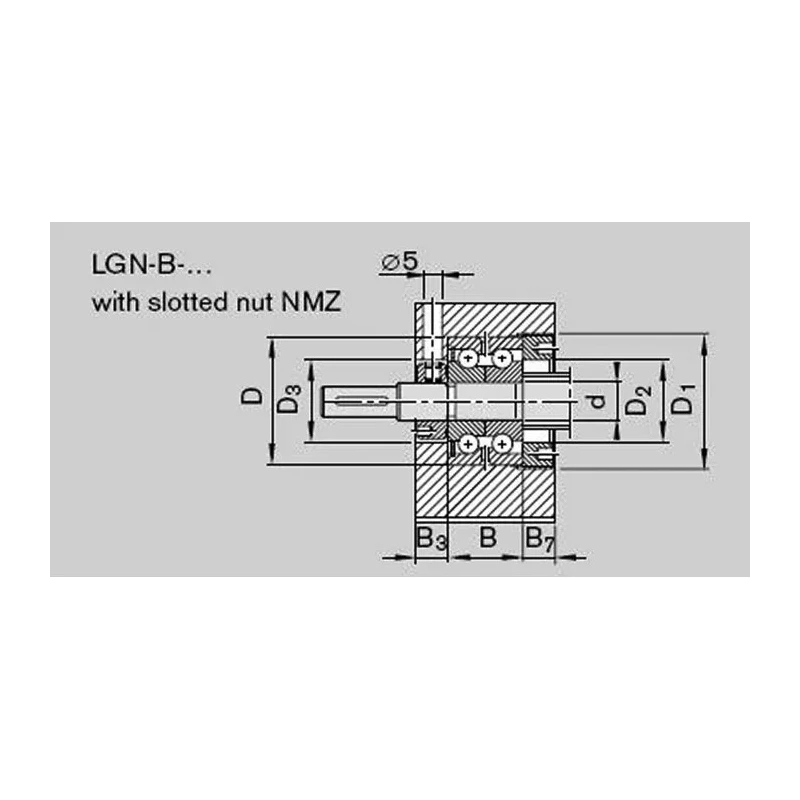Bosch Rexroth Pillow Block Bearing Steel Material with 42mm Centre Height and Model R1591 120 20