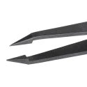 ideal-tek 115mm Polyvinyl Fluoride Fine ESD Safe Tweezer 707.SV.ITR