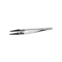 ideal-tek Stainless Steel, Plastic ESD Safe Tweezer 130mm 249CF.SA