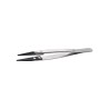 ideal-tek Stainless Steel, Plastic ESD Safe Tweezer 130mm 249CF.SA