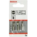 Bosch 1/4 in Tip Hex Drive Screwdriver Bit Set 25 mm Overall Length 3-Piece 2607001468