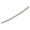 HellermannTyton Helagrip Pre-Printed Slide-On PVC Cable Marker Black Legend "O" for 1-3mm Cable Diameter 3.5mm 901-10434