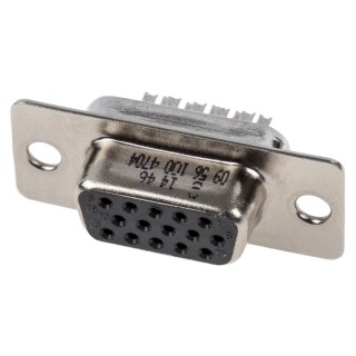 HARTING D-Sub 15 Way Straight 2.29 mm Pitch Cable D-Sub Connector 09561004704
