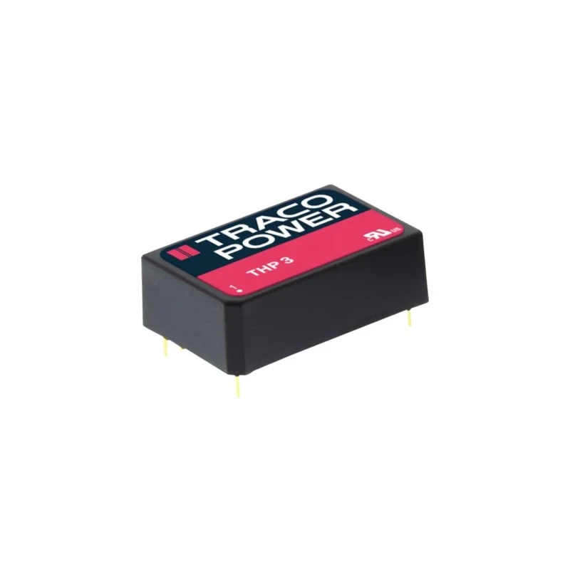 TRACOPOWER DC/DC Converter THP 3-7211, 5V DC Output, 600mA, 160V DC Max Input, 3W Power, PCB Mount, 85°C Max Temperature