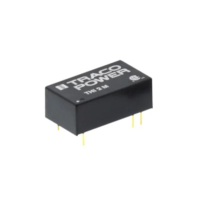 TRACOPOWER DC/DC Converter THI 2-0522M, 12V, -12V Output, 83 mA Current, 5V DC Input, 2W Power, PCB Mount, 71°C Max Temp