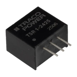 TRACOPOWER Switching Regulator Through Hole SIP-3 Package 2.5V DC Output Voltage 1A Output Current TSR 1-2425
