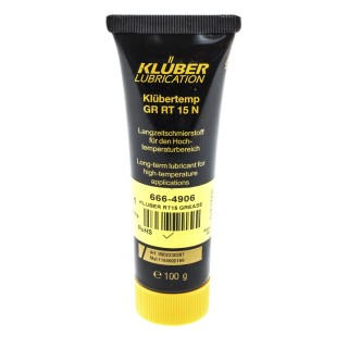 Klüber Perfluoropolyether Grease 100 g Paste GR RT 15 High Temperature Chemical Resistant White 2000 cSt RT15-100G