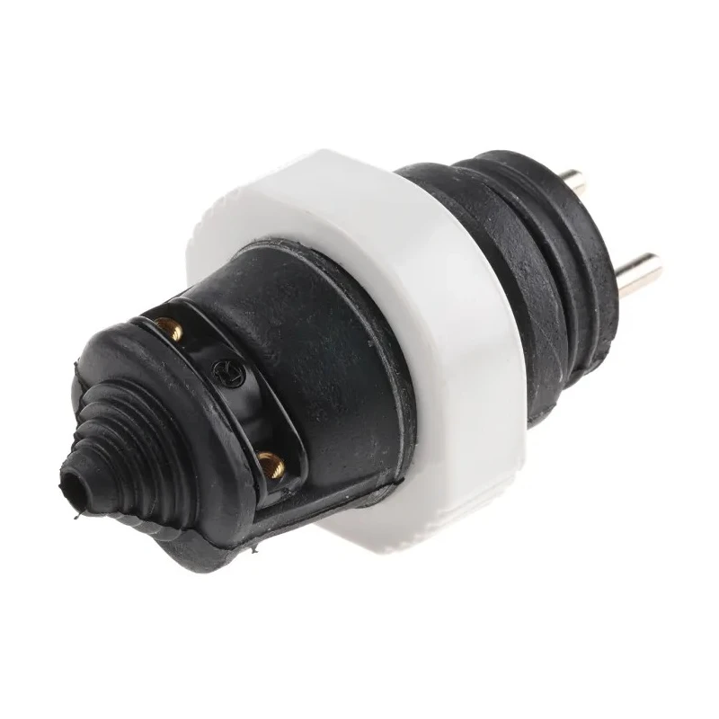 Legrand 16A 230V France Mains Plug Black Rubber Cable Screw Terminal 0 502 48